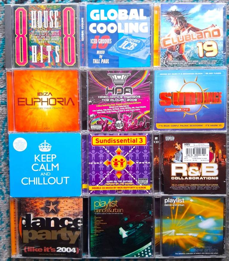 12 Dance Music CDs for £5