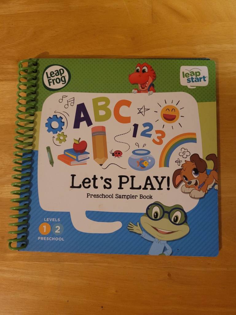 Leapfrog Leapstart Preschoolers ABC 123 let's play! activity book. Good condition.