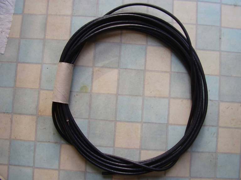 Satellite dish coaxial cable black 12 metres