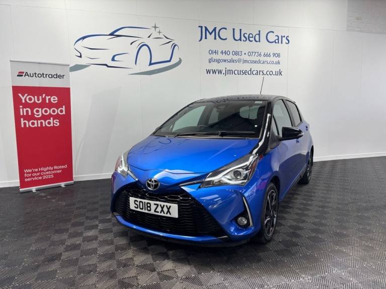 2018 Toyota Yaris 1.5 VVT-i Grey Bi-Tone Hatchback 5dr Petrol Manual Euro 6 (111 ps) Hatchback Pe...