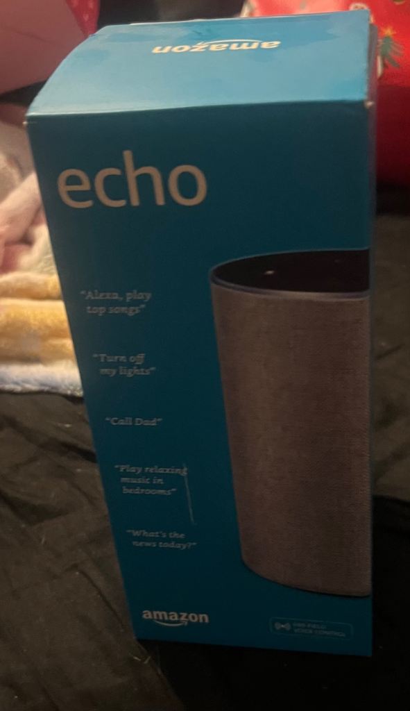 Amazon Echo Smart Speaker – Grey, Good Condition