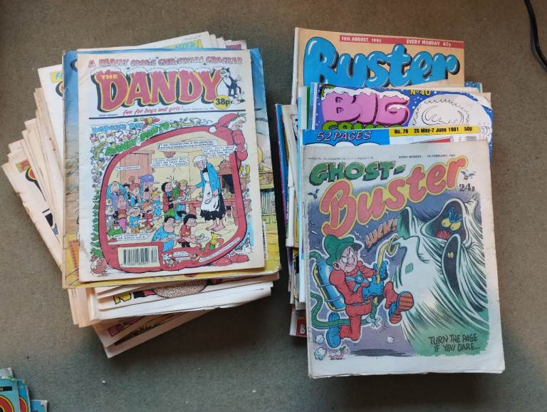 Retro comics job lot