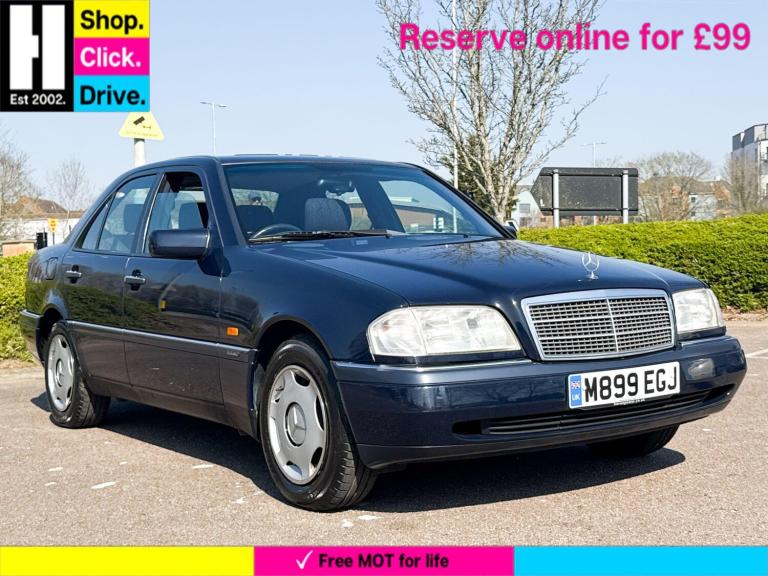 1995 Mercedes-Benz C Class 1.8 C180 Classic Saloon 4dr Petrol Automatic (122 bhp) SALOON Petrol A...
