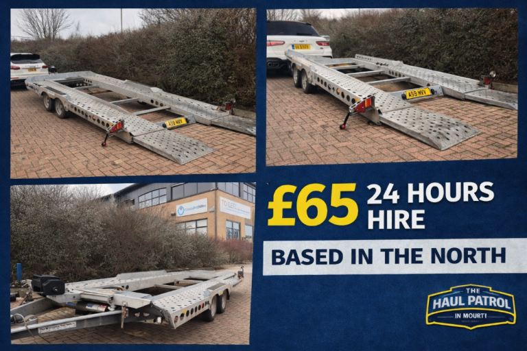CAR TRAILER / TRANSPORTER FOR HIRE  - IFOR WILLIAMS CT177