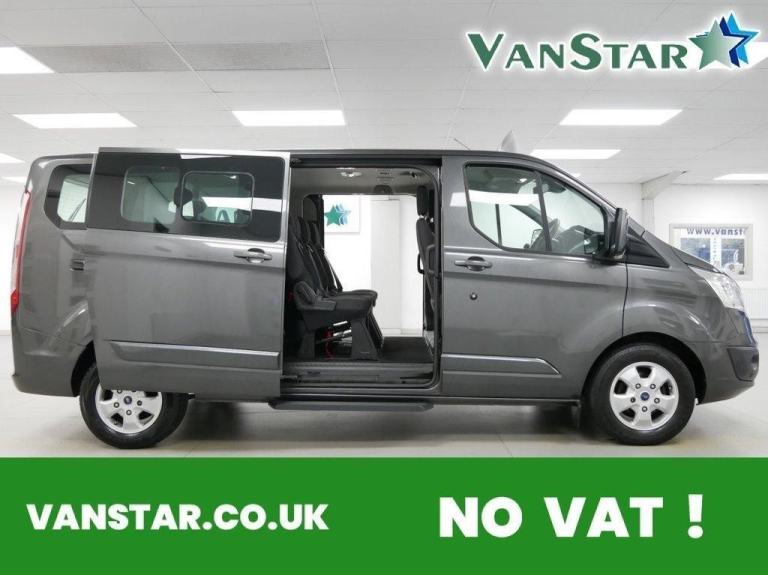 66 FORD TOURNEO CUSTOM 310 2.0 TDCI 130 BHP L2 LONG TITANIUM 9 SEATER ( NO VAT )