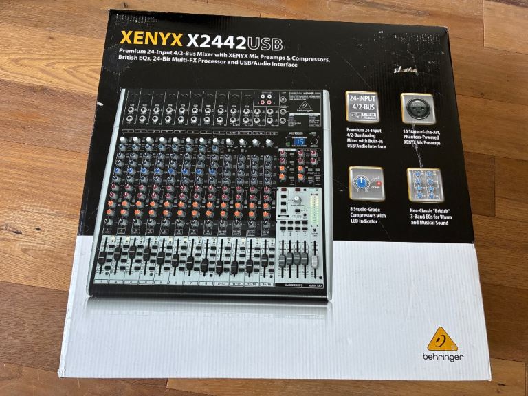 Behringer XENYX X2442USB Premium 24-Input Mixer 