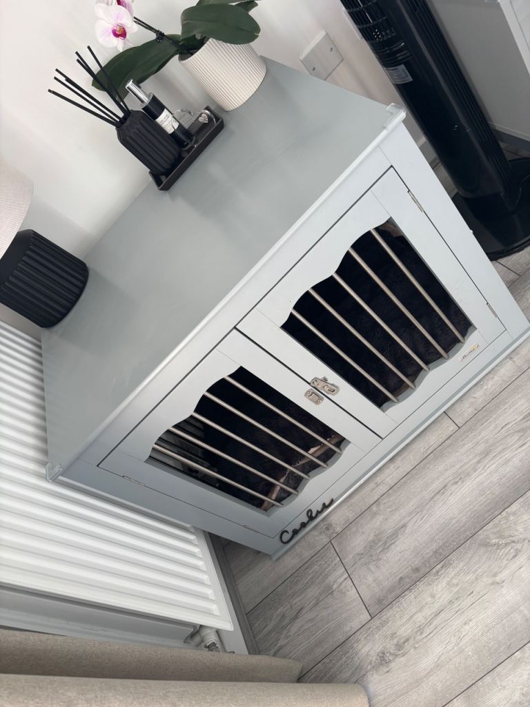 Wooden dog crate 