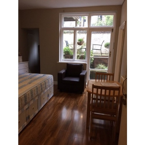 Double Self-Contained/Patio Garden/ Studio All Utility Bills Included On Perham Road, W14 9SS