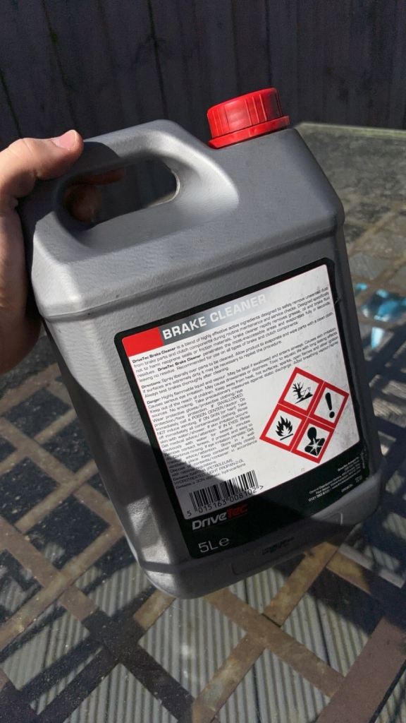 DriveTec Brake Cleaner 5L 5 Litre Car Degreaser Dissolves Grease Oil Grime