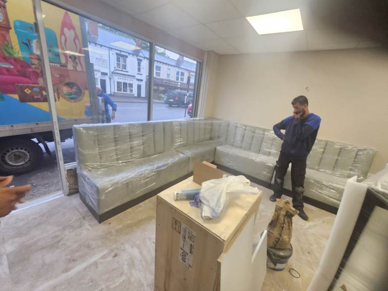 Restaurant furniture available benches available