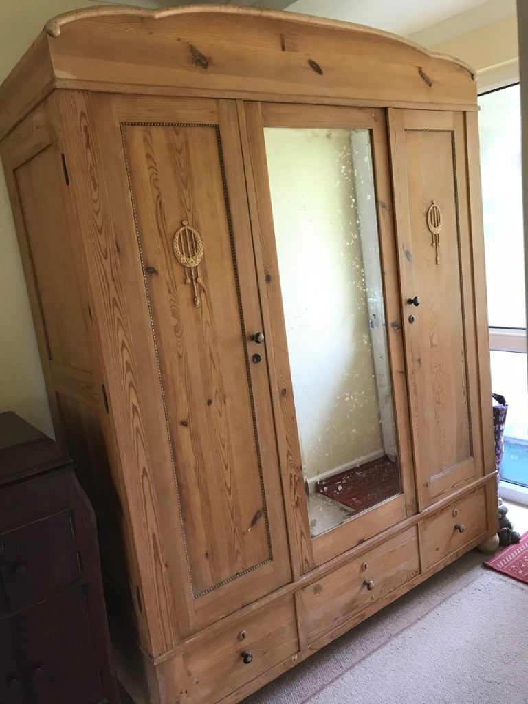 Antique Pine Wardrobe for Sale (price now reduced)