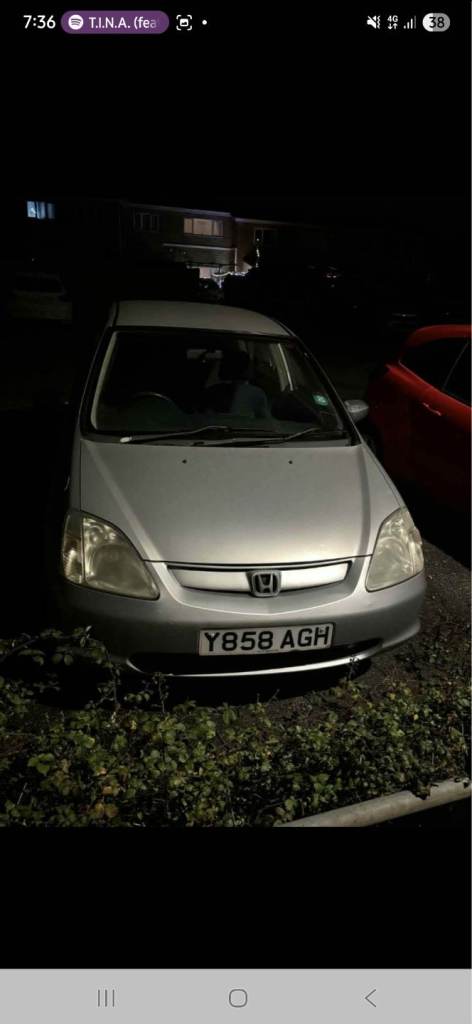 Mot intill February 2026 Honda, CIVIC, Hatchback, 2001, Manual, 1590 (cc), 5 doors