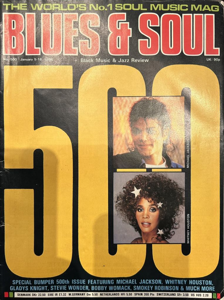 Blues & Soul 500th edition Jan 1988 