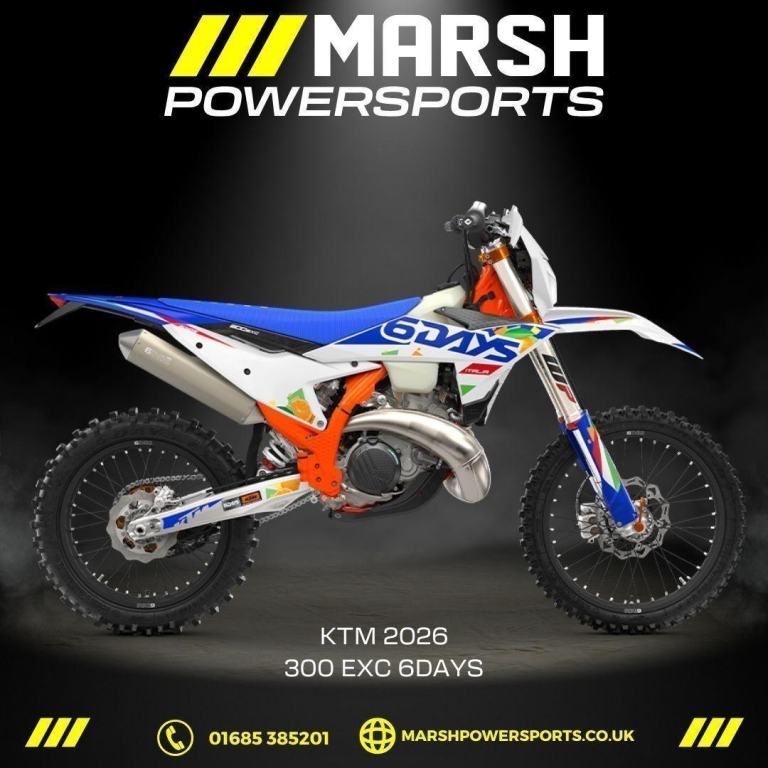 KTM 300 EXC 6DAYS 2026 - KTM Main Dealer - Reserve Now!