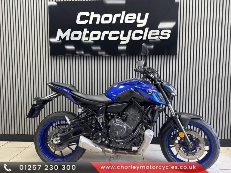 2022 Yamaha MT07 blue excellent all rounder naked sports bike
