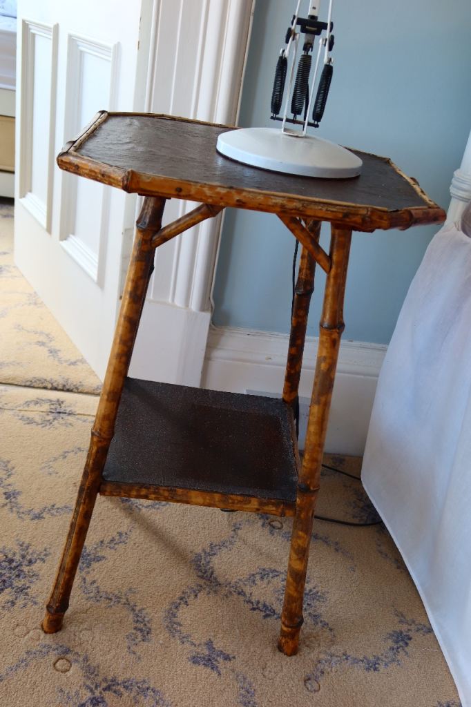 Antique bamboo occasional tables