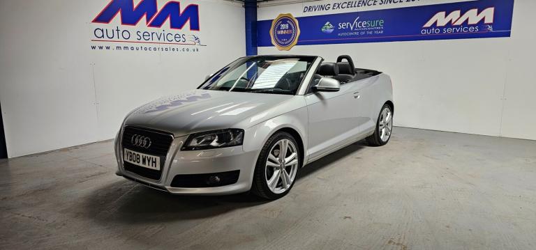 2008 Audi A3 1.8 T FSI Sport 2dr CONVERTIBLE Petrol Manual