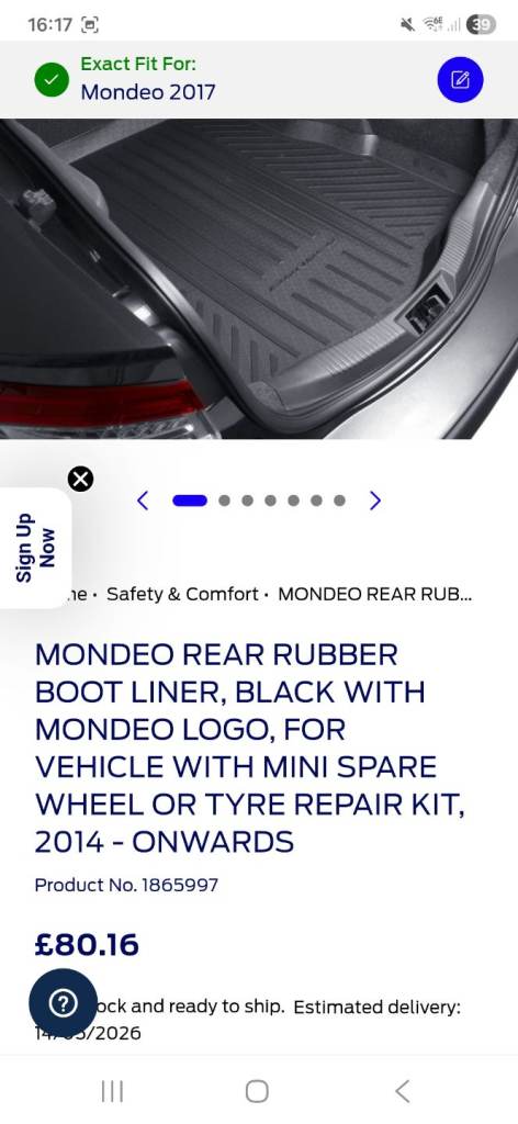 Dog guard and boot floor for a mk5 mondeo 