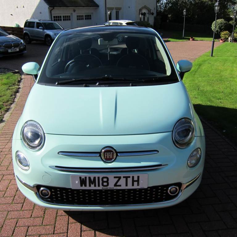 Fiat 500 1.2 Lounge 2018 in smooth mint Manual, 1242 (cc), 3 doors