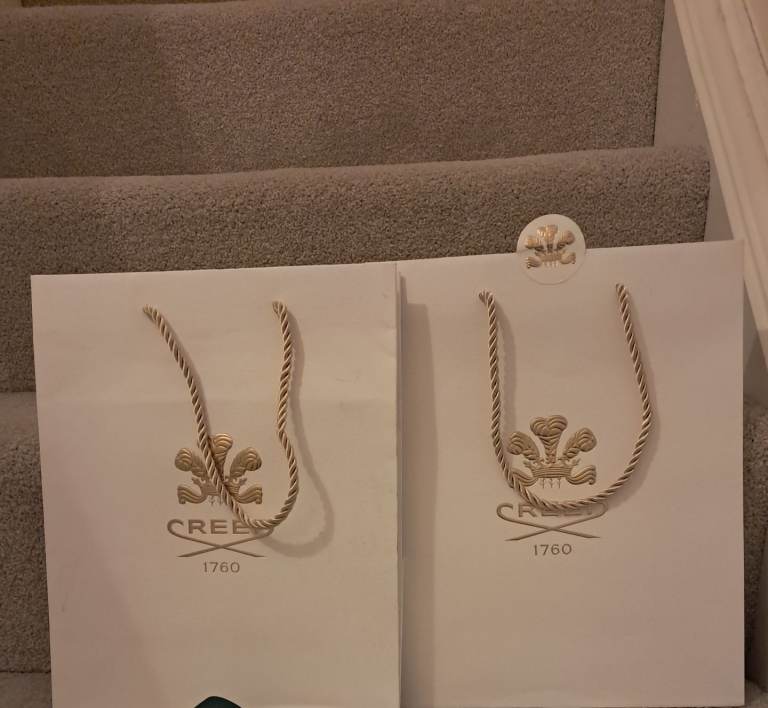 Creed empty gift bags