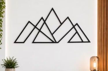 Mountain Scene Metal Wall Art