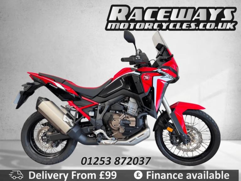 HONDA CRF1100L AFRICA TWIN DCT 2021 RED 2,748 MILES USED MOTORCYCLE
