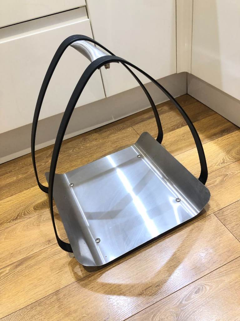 Log basket stainless steel