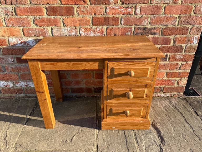 Solid Pine Dressing Table - Good Condition 