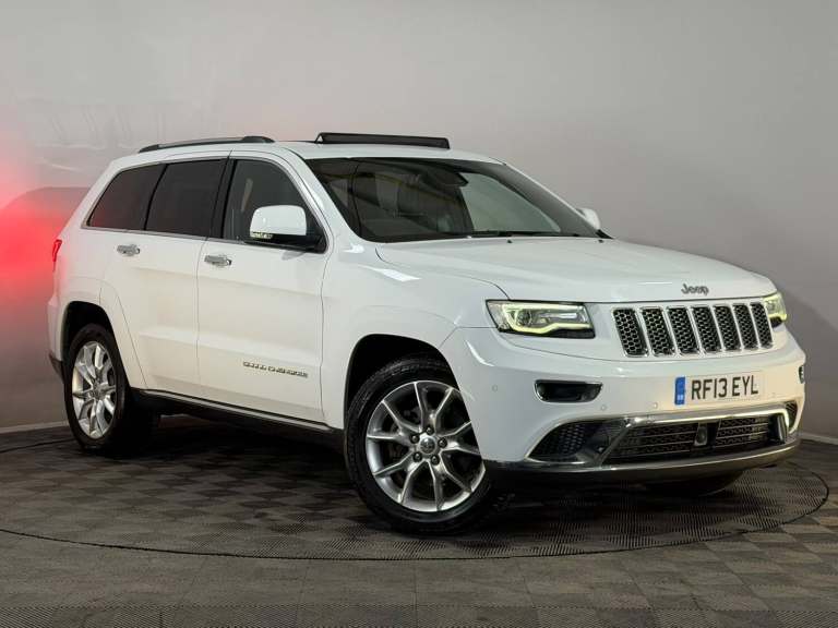 WHITE 2013 JEEP GRAND CHEROKEE SUMMIT V6 CRD 3.0 DIESEL AUTOMATIC 4WD 4X4 SUV