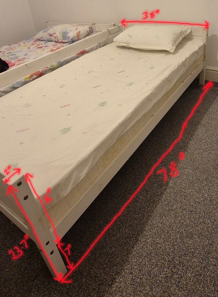 Used single beds
