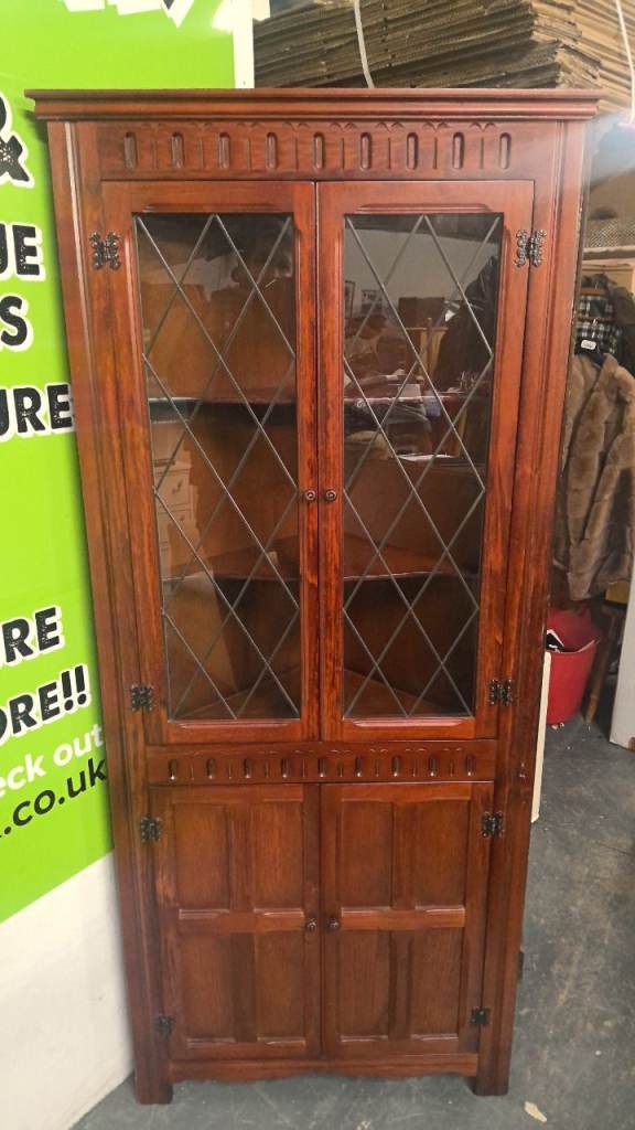 vintage grangemoor old charm style corner cabinet