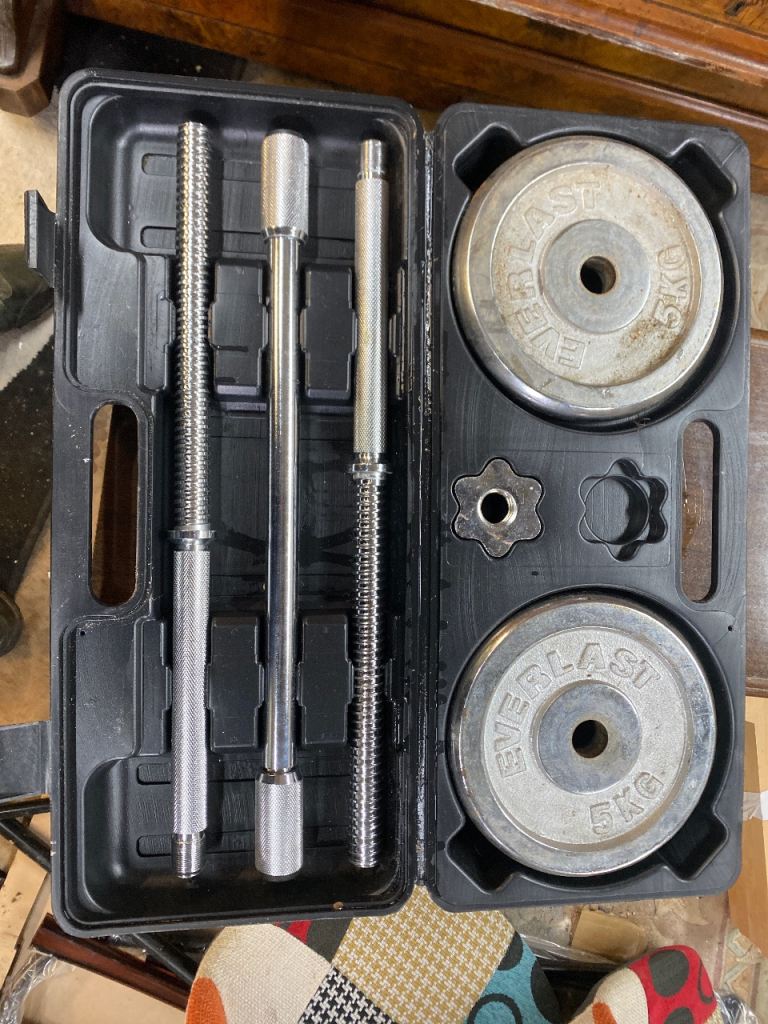 Everlast dumbbell set