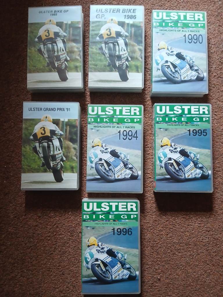 Ulster grand prix vhs tapes