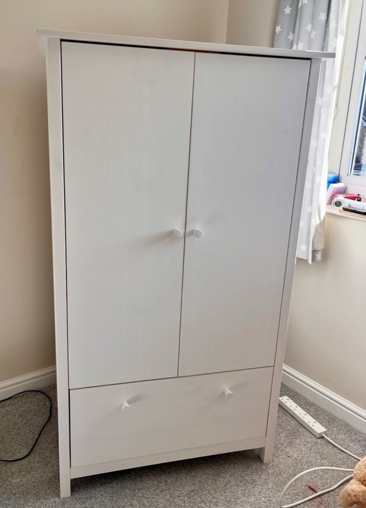 Argos Home Scandinavia Kids 2 Door 1 Drawer Wardrobe
