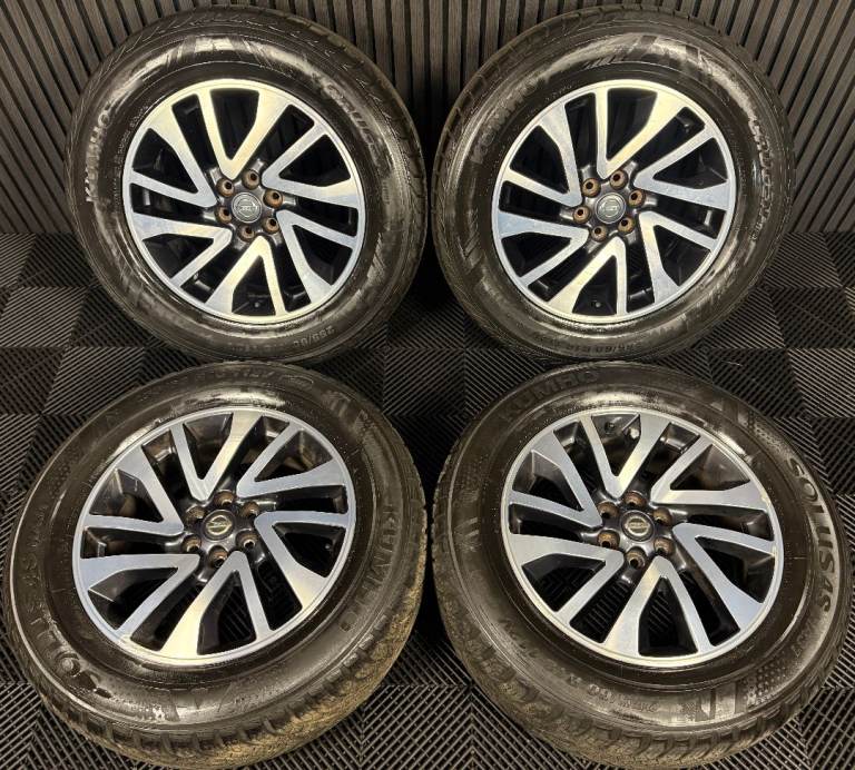 18'' GENUINE NISSAN NAVARA D40 NP300 ALLOY WHEELS TYRES ALLOYS