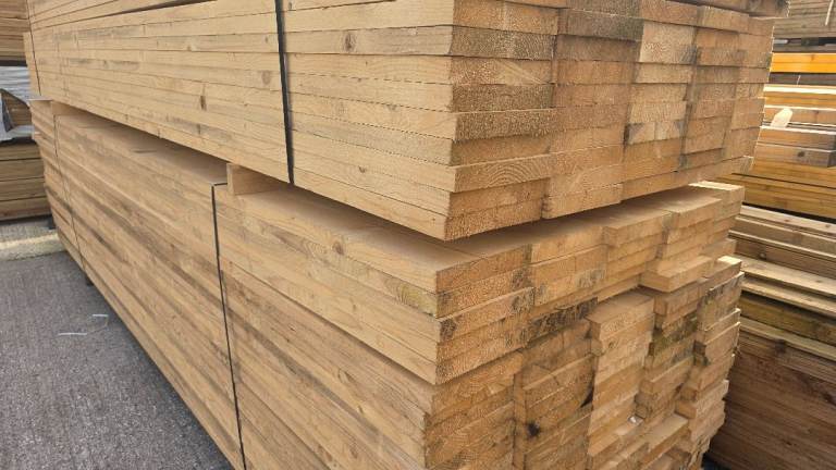 🪚3.9m German White Wood Scaffold Boards
