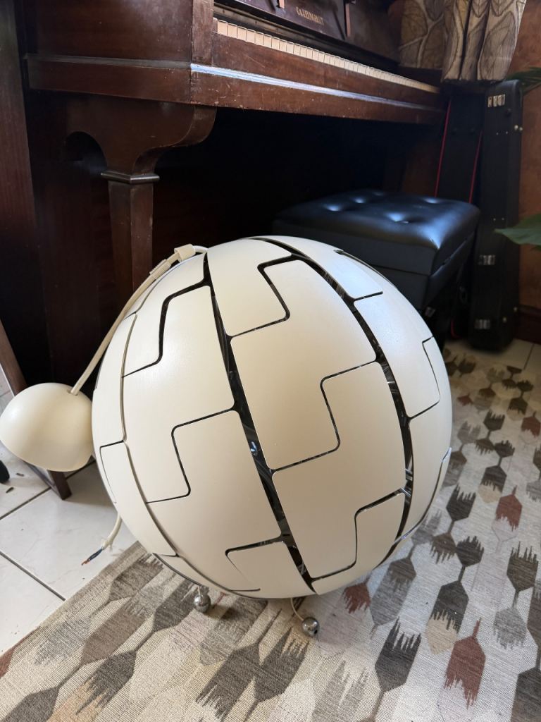 IKEA Death Star Ceiling Light White/Silver Large 52cm