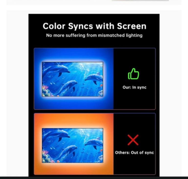 Strip light for TV NEW