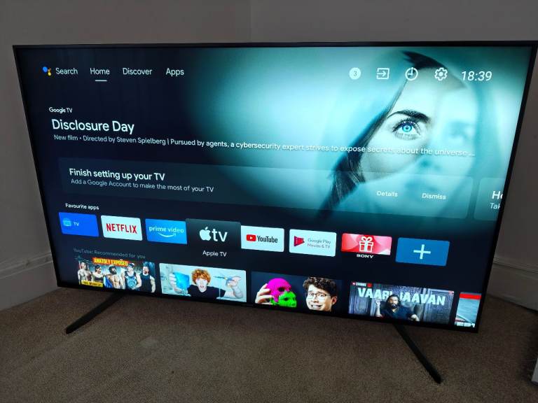 55"Sony smart TV android 4k ultra HD 
