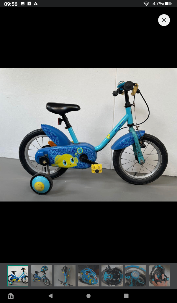 Kids B Twin Bike with Stabilisers 
