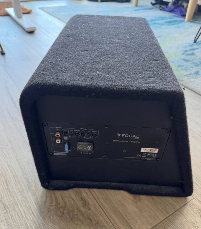 Focal Performance BOMBA BP20 Active Subwoofer 150W RMS Class D Car Audio Bass