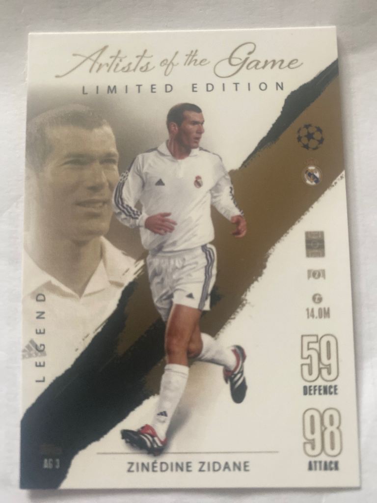Card - Zinédine Zidane 