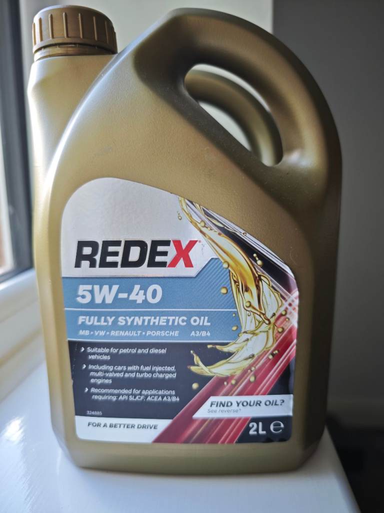 2x2 Litres Redex 5w 40 Premium Synthetic Engine Oil