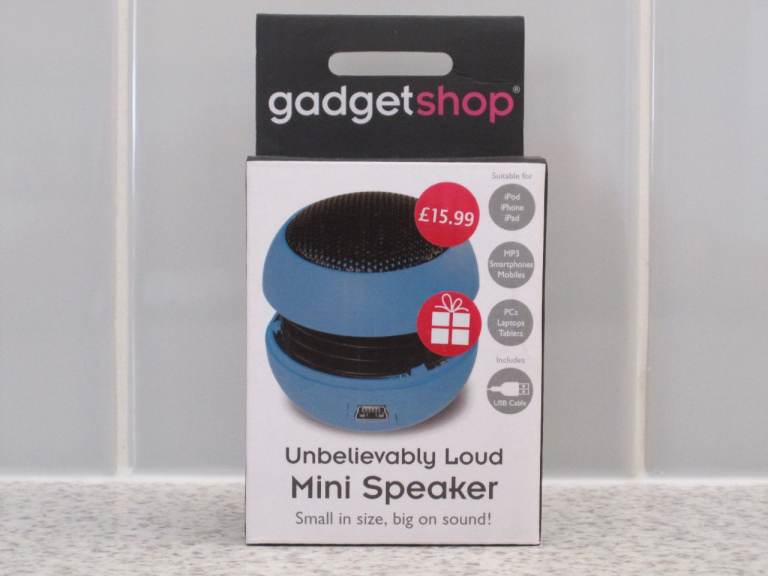 Gadget Shop Blue Mini Capsule Speakers x 3