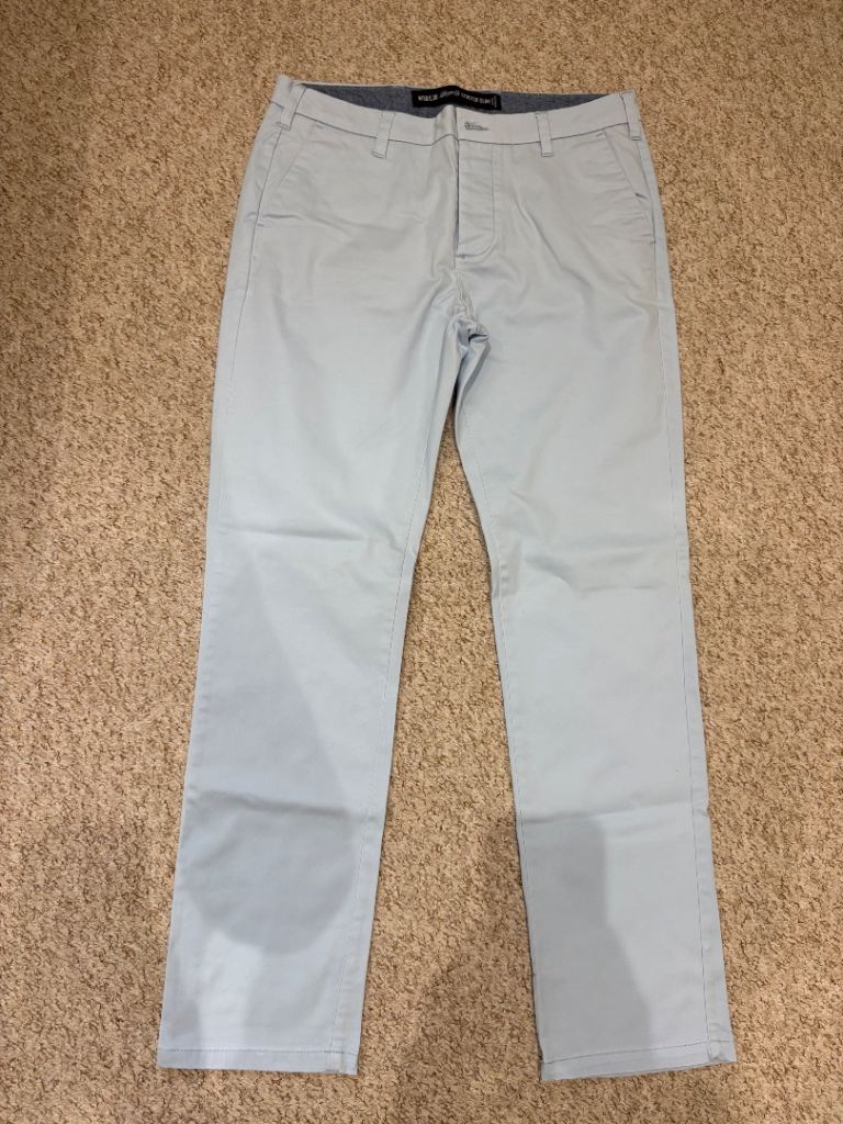 Banana Republic Men's Light Blue Chinos - Good Condition