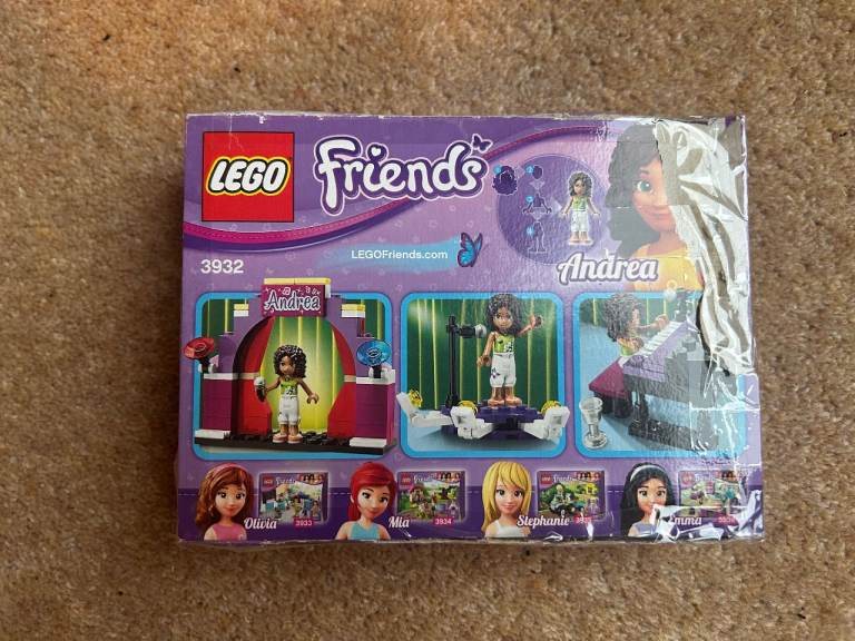 LEGO Friends 3932 Andrea's Stage 100% Complete & Instructions & Minifigure