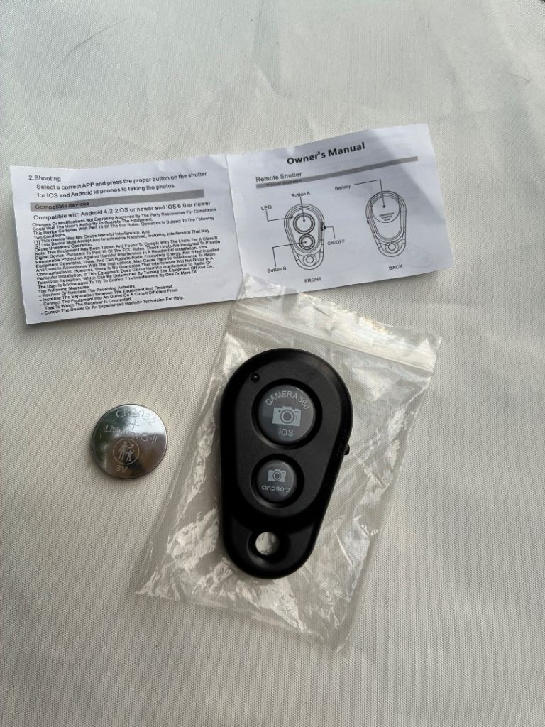 New Bluetooth Remote Shutter for iOS and Android Phones