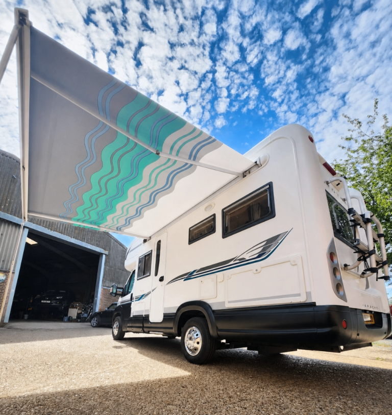 STUNNING Modern Fixed Bed Motorhome Camper, 29k Miles!, A/C, 3.5T, 240v Off-Grid, +Extras - View Now