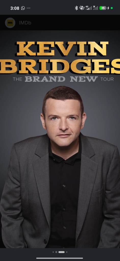 Kevin Bridges 'The Brand New Tour' Ticket – Hammersmith Apollo, 1 September 2026