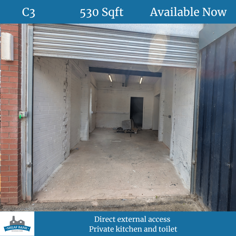 External lock up / workshop Sheaf Bank Business Park, S2 Sheffield